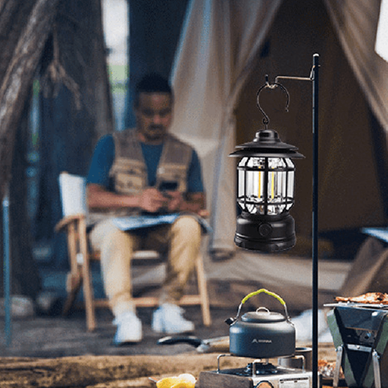 Lampe de camping rétro portable