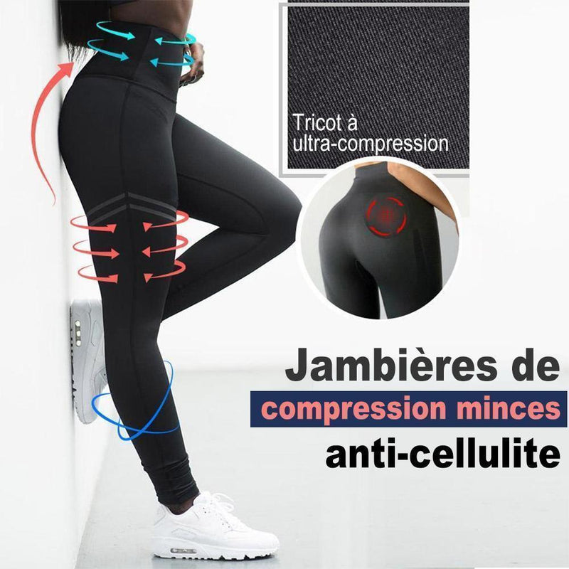 Legging Slim de Compression Haute Anti-Cellulite pour Femmes