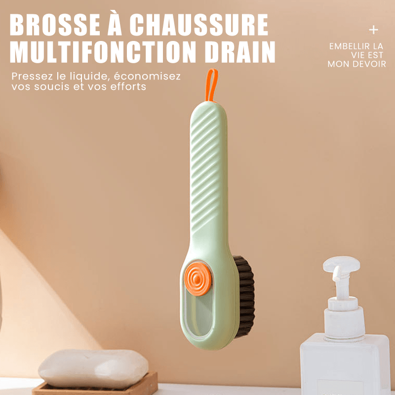 Brosse ménagère à poils doux