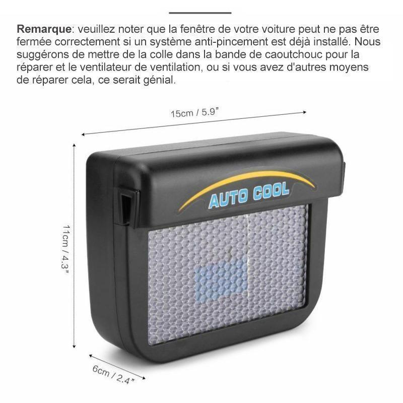 Ventilateur Solaire Pour Voiture