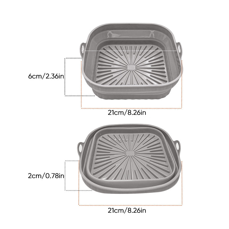 Poêle à griller en silicone pour friteuse à air