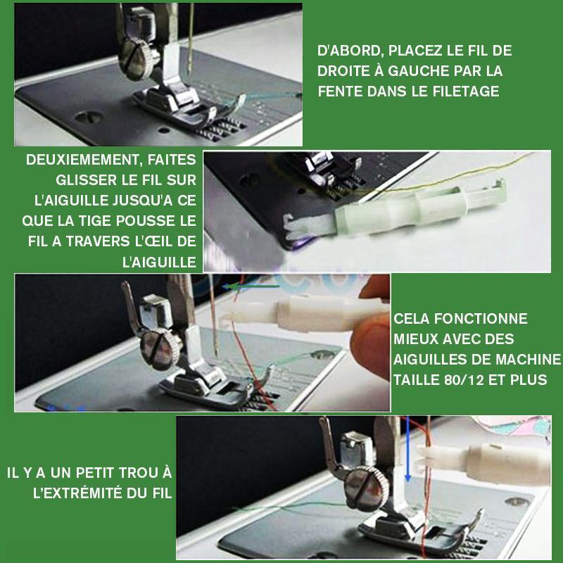 Dispositif d'Enfilage Automatique pour Machine à Coudre