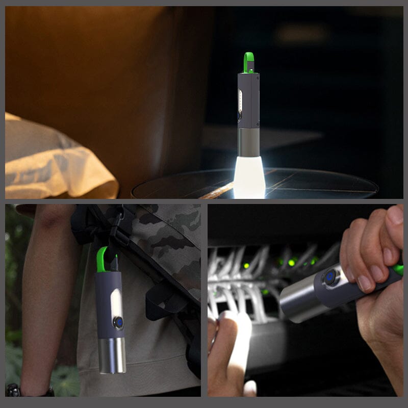 Lampe de poche LED extensible