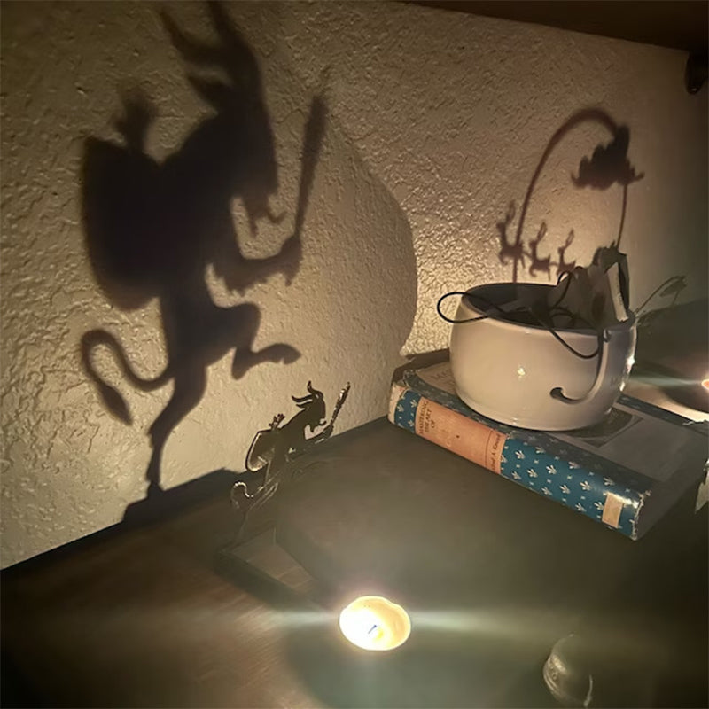 Décor d'ombre d'Halloween fantasmagorique