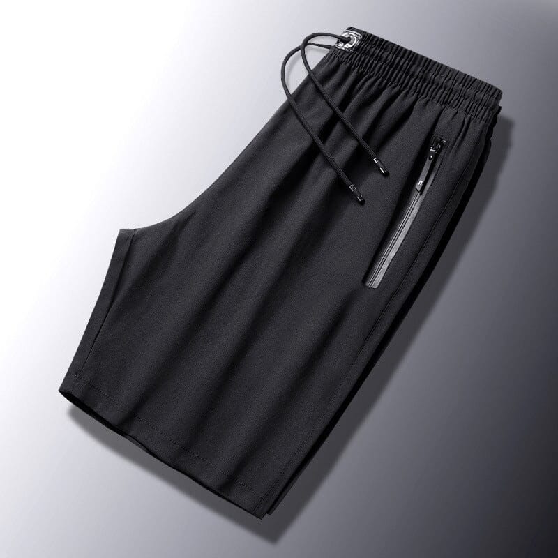 Short extensible en soie glacée grande taille pour hommes