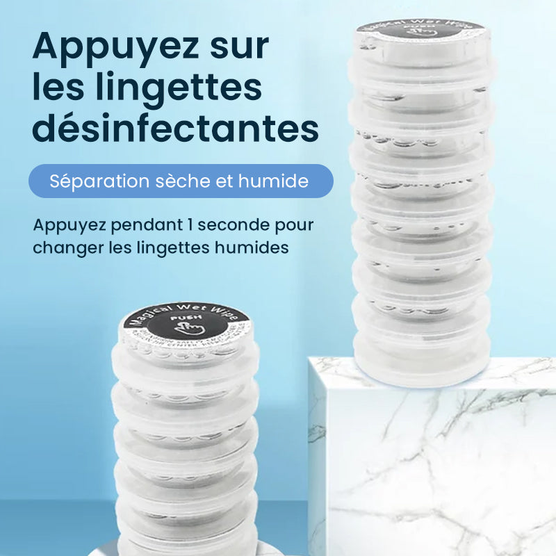 Lingettes humides jetables pour presse