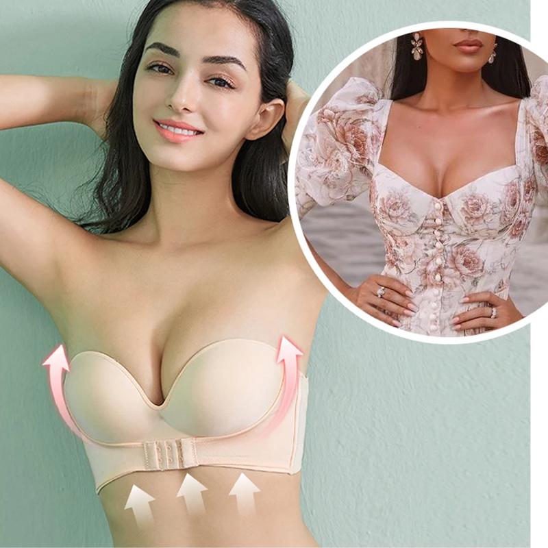 Soutien-gorge sans Bretelles à Boucle Avant