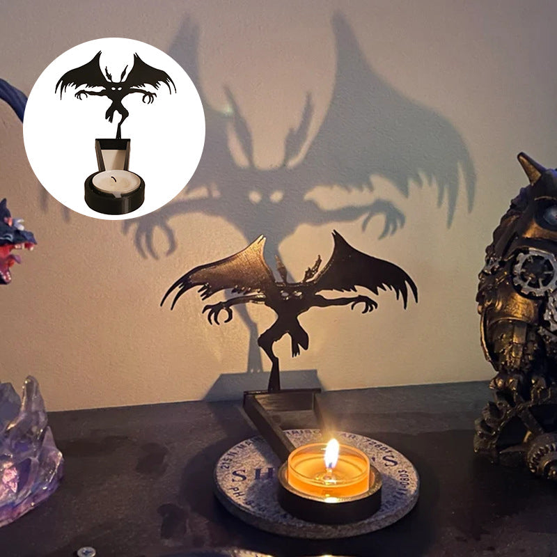 Décor d'ombre d'Halloween fantasmagorique